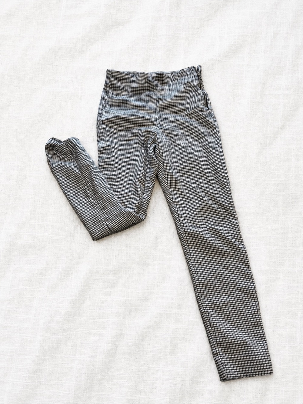 Dynamite Black & White Mini-Check Stretch Leggings